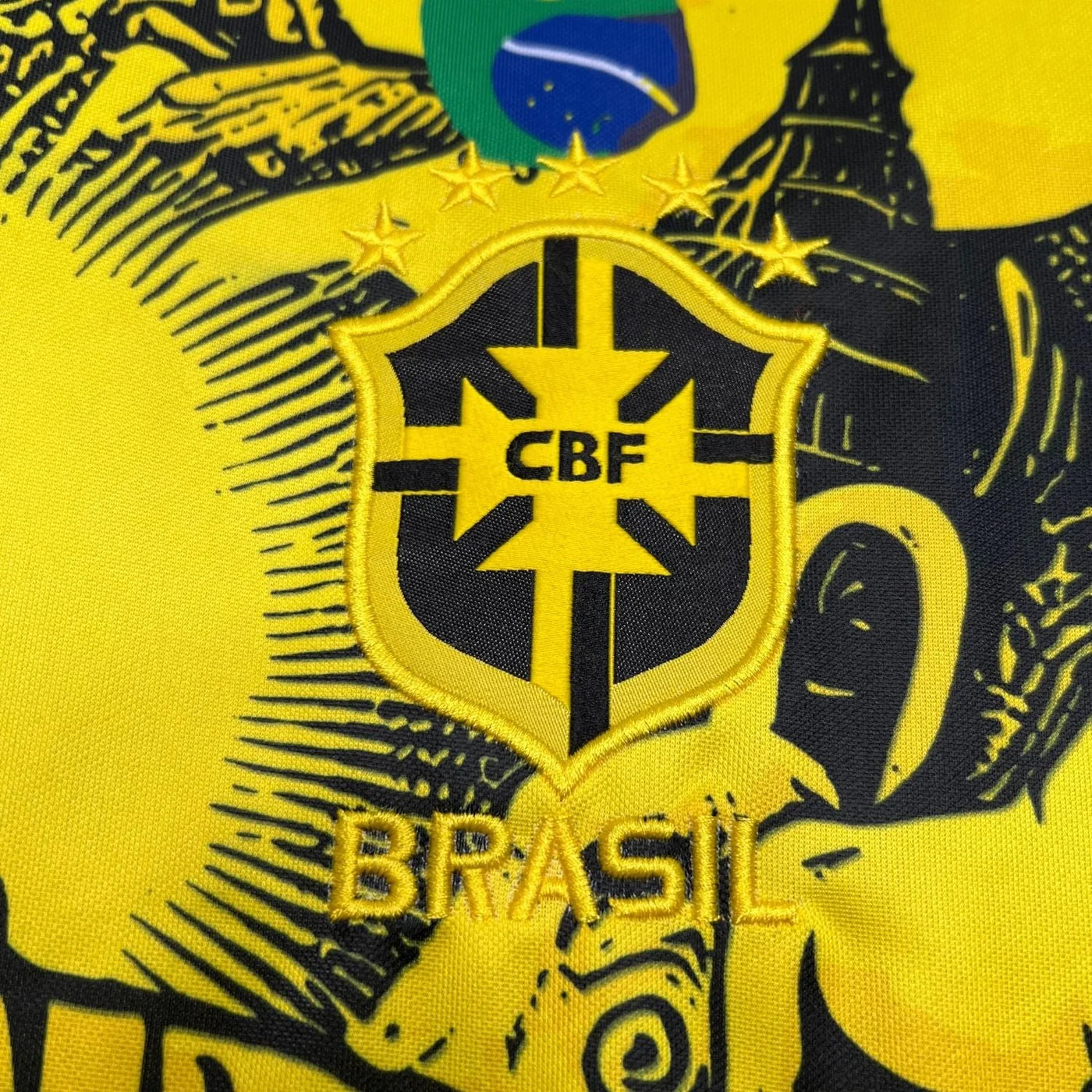 Brazil "Jesus" Premium Yellow Kit